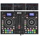 thumbnail image 1 of Controlador DJ LyxJam de 2 decks con entrada USB y micrófono, pantalla LCD, 1 of 9