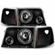 thumbnail image 1 of Faros delanteros AKKON para Ford Ranger 1993‑1997 negro mate (par), 1 of 6