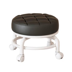 Bothyi - Taburete Bajo Giratorio De 360° Con Polea Para Sala De Estar Y Garaje.