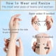 thumbnail image 4 of Pulsera SAM & LORI con mensaje inspirador, brazalete ajustable para adolescentes, 4 of 6