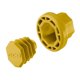 thumbnail image 1 of Cápsula final deslizante ECD Lacrosse color amarillo dorado, 1 of 1