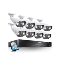 Sistema De Cámaras De Seguridad Zosi 24Ch 4K Spotlight Con 8 Cámaras