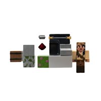 Minecraft Figura 8Cm Con Crafting 2Pack-La Trampa De Trapper