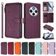 thumbnail image 3 of Funda Cartera Mariposa para [Xiaomi Redmi 14R] con Soporte y Cremallera Violeta, 3 of 6