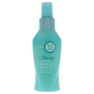 Its A 10 - Miracle Blow Dry Glossing Leave-In De Para Unisex - Tratamiento De 4 Oz