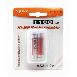 Spike - Blister Aaax2 Pila Recargable 1100Ma