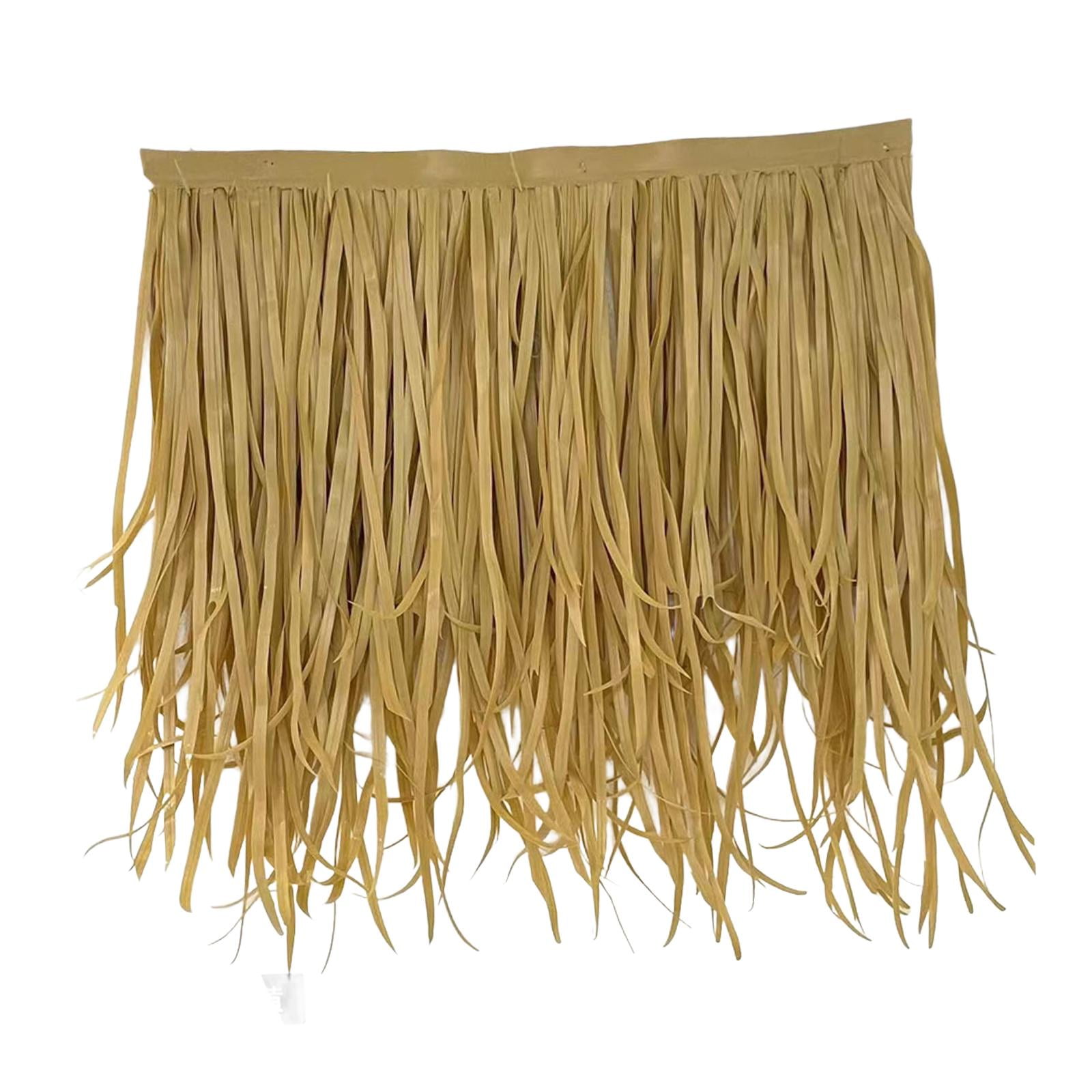 Magideal - Techo De Paja De Césped Artificial Diy, Cubierta De Sombrilla Para Patio De 47x50cm, Decoración Decorativa Para Jardín Y Patio, Material Sintético Pet Amarillo Paja