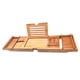 thumbnail image 1 of Bañera De Bambú De Lujo, Bandeja Caddy, Organizador De Baño, Estante, Accesorios Para Bañera, Color Bambú, 1 of 4
