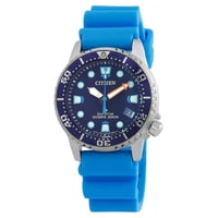 Reloj Citizen Promaster Dive Polyurethane Strap Blue Dial Eco-Drive Eo2028-06L 200M Men'S Watch