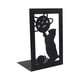thumbnail image 2 of Sujetalibros Decorativos Organizador Resistente Soporte Para Libros Para Estantes Escritorio Oficina Gato, 2 of 5