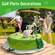 thumbnail image 4 of Velas Candoll de bola de golf y putter blanco para pastel de cumpleaños, 4 of 7