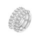 thumbnail image 1 of Conjuntos de Anillos de Boda de Moissanita Dorada para Mujer Color D Claridad VVS1 Anillo de Banda de Moissanita para Mujer Anillos de Eternidad de Plata Esterlina 925 Talla 5-9, 1 of 9