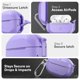 thumbnail image 3 of Estuche impermeable IP68 Keybudz para AirPods Pro 3ª generación – Lavanda Salvaje, 3 of 7