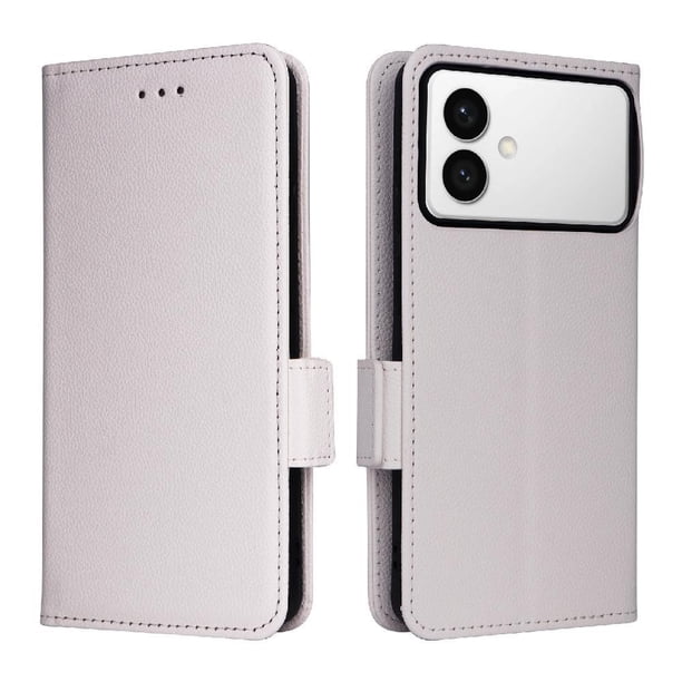 Funda Cartera para Samsung Galaxy S26 Edge Tapa Flip con Ranuras y Soporte Blanco