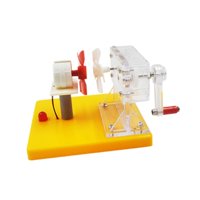 Bothyi - Generador De Energía Eólica Con Manivela Para Laboratorio, Escuela Y Aula (12 X 11 X 8,2 Cm)