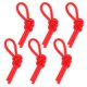 thumbnail image 2 of Juego de 6 piezas de vibración flexible con vibración de raqueta de tenis rojo, 2 of 5