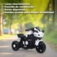 thumbnail image 4 of Moto Eléctrica Infantil 3 Ruedas Con Sonido Rr Brave 6v Blanca, 4 of 4
