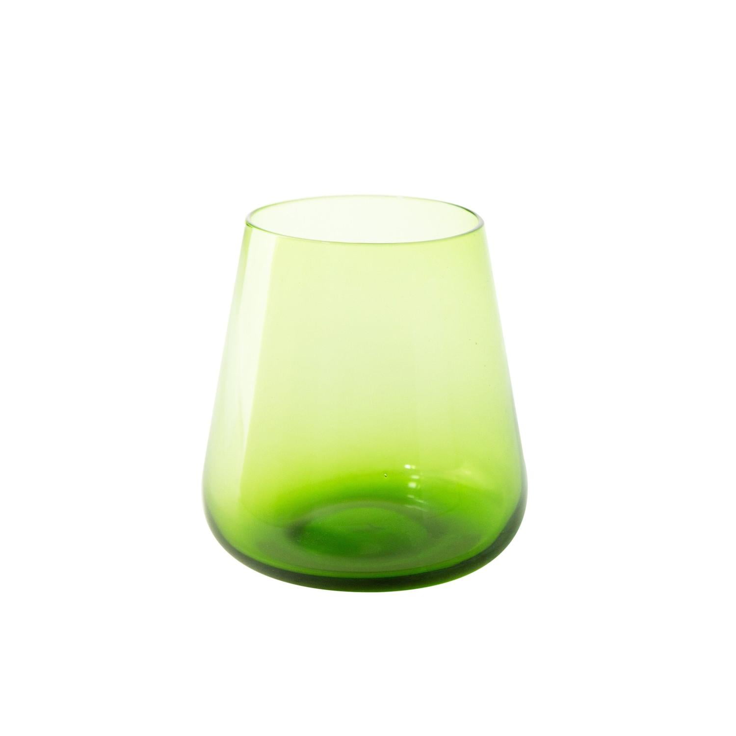 Decoexpress - Set 6 Vasos Valeria Verde Verde