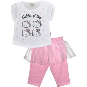 Pijama Niña Hello Kitty Blanco 3