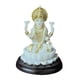 thumbnail image 2 of India Diosa Hindú En Estatua De Loto Escultura Hecha A Mano Artesanía Para Sala De Estar Blanco, 2 of 3