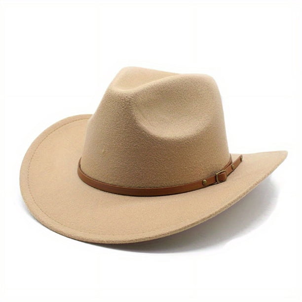 1pc Breathable Sunshade Ethnic Style Cowboy Hat For Men Women
