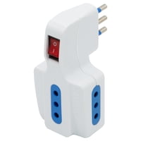 Enchufe Triple C/Swithch 2P + T 10A 250V Blanco Philco 78519