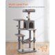 thumbnail image 3 of Torre para gatos Feandrea Cat Tree, 143 cm, con rascadores y hamaca, 3 of 9