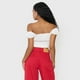 thumbnail image 2 of Blusa Mujer Peto Off Shoulder Amarras Blanco Corona, 2 of 5