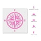 thumbnail image 2 of Plantilla de esténcil Revolution Rosa de los vientos del océano, grande, 2 of 8