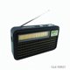 thumbnail image 2 of Radio Multibanda Yuegan Bandas Con Linterna Recargable Negro, 2 of 3