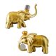 thumbnail image 1 of Par Arte Elefante Escultura Adorno Estatuilla Estatua Decoración De Oficina Dorado, 1 of 5