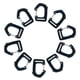 thumbnail image 3 of 10 Uds. Hebillas De Correas Con Gancho Para Correa De Mochila Para Maleta De Camping, 3 of 3