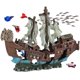 thumbnail image 1 of Decoración para acuario UNEAK Naufragio de barco pirata 48 cm, juego de 2 piezas de resina, 1 of 6