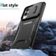 thumbnail image 4 of Funda Resistente para Samsung Galaxy S25 Edge con Tapa Deslizante y Protección Militar Negro, 4 of 6