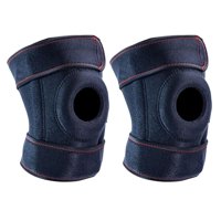 Magideal - Rodillera De Compresión Para Tendón Rotuliano Para Hombres Y Mujeres, Artritis, Recuperación De Lesiones, , Entrenamiento , Negro Rojo