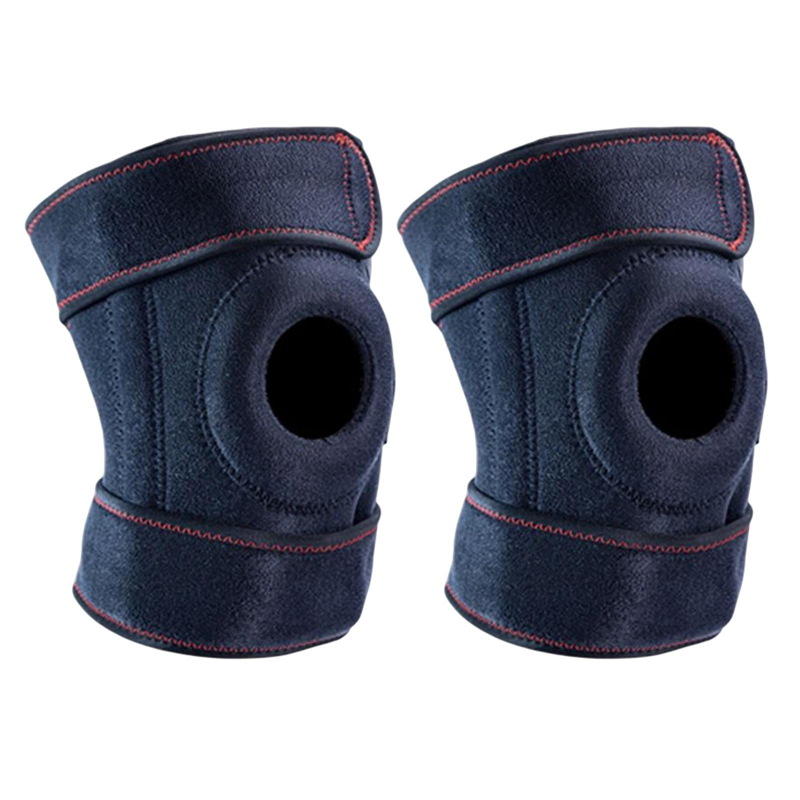 Magideal - Rodillera De Compresión Para Tendón Rotuliano Para Hombres Y Mujeres, Artritis, Recuperación De Lesiones, , Entrenamiento , Negro Rojo