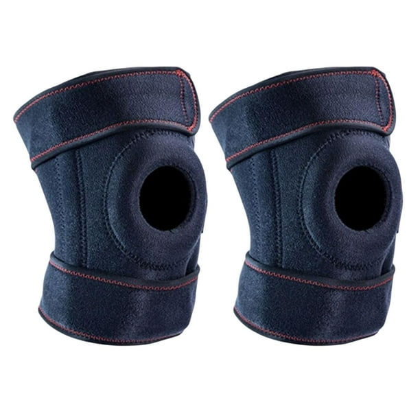 Rodillera de compresión para tendón rotuliano para hombres y mujeres, artritis, recuperación de lesiones, , entrenamiento , negro rojo
