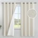 thumbnail image 1 of YoungsTex Cortinas Blackout de lino, 63 pulgadas de largo, 1 of 3