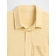 thumbnail image 3 of Polo GAP Lived in Reed Yellow para hombre, talla XL, 3 of 4