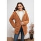 thumbnail image 2 of Chaqueta Mujer Reversible Peluda Invierno Calidad Premium 6072, 2 of 4