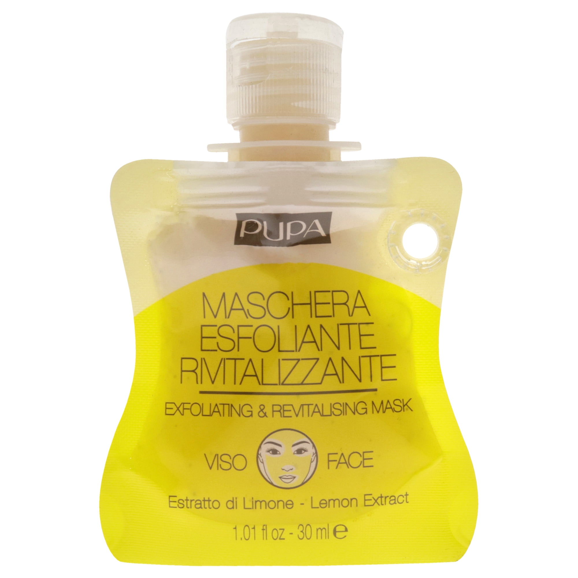 Pupa Milano - Mascarilla Facial Exfoliante Y Revitalizante - Extracto De Limón De Para - Mascarilla