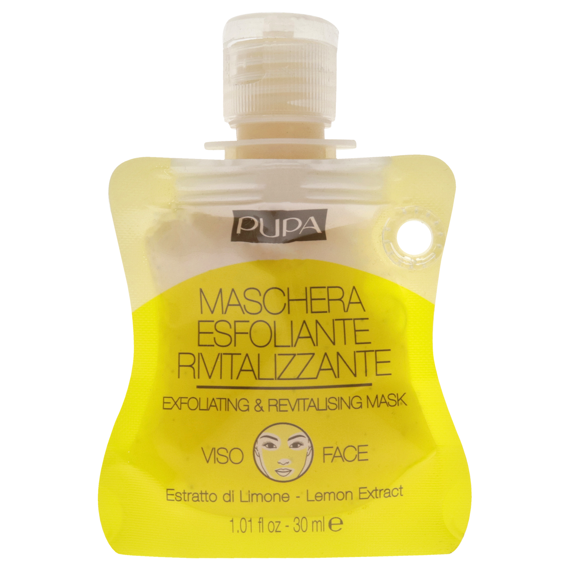 Pupa Milano - Mascarilla Facial Exfoliante Y Revitalizante - Extracto De Limón De Para - Mascarilla