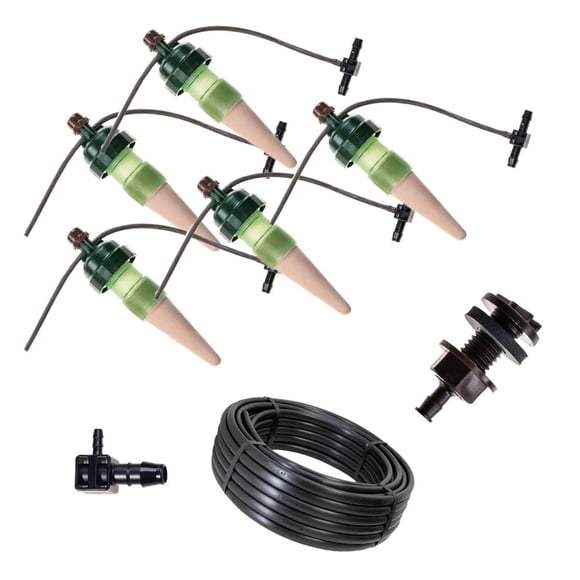Kit básico de sistema de riego Blumat Tropf para patio y terraza