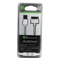 Green E - Cable Usb A Iphone 30 Pines / 2 Metros