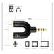 thumbnail image 2 of Splitter Adaptador 35mm Audio Une Micrófono Audífonos, 2 of 2