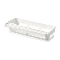 Magideal - Bandeja De Jabón Para Encimera, Estante De Almacenamiento Montado En La Pared, Organizador, Estante De Pared, Escurridor De Trapo, Soporte Para Jabón