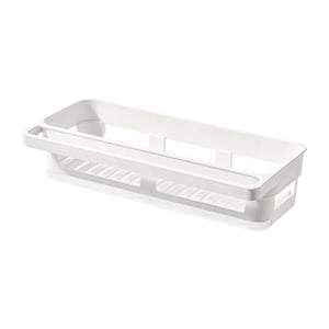 Magideal - Bandeja De Jabón Para Encimera, Estante De Almacenamiento Montado En La Pared, Organizador, Estante De Pared, Escurridor De Trapo, Soporte Para Jabón