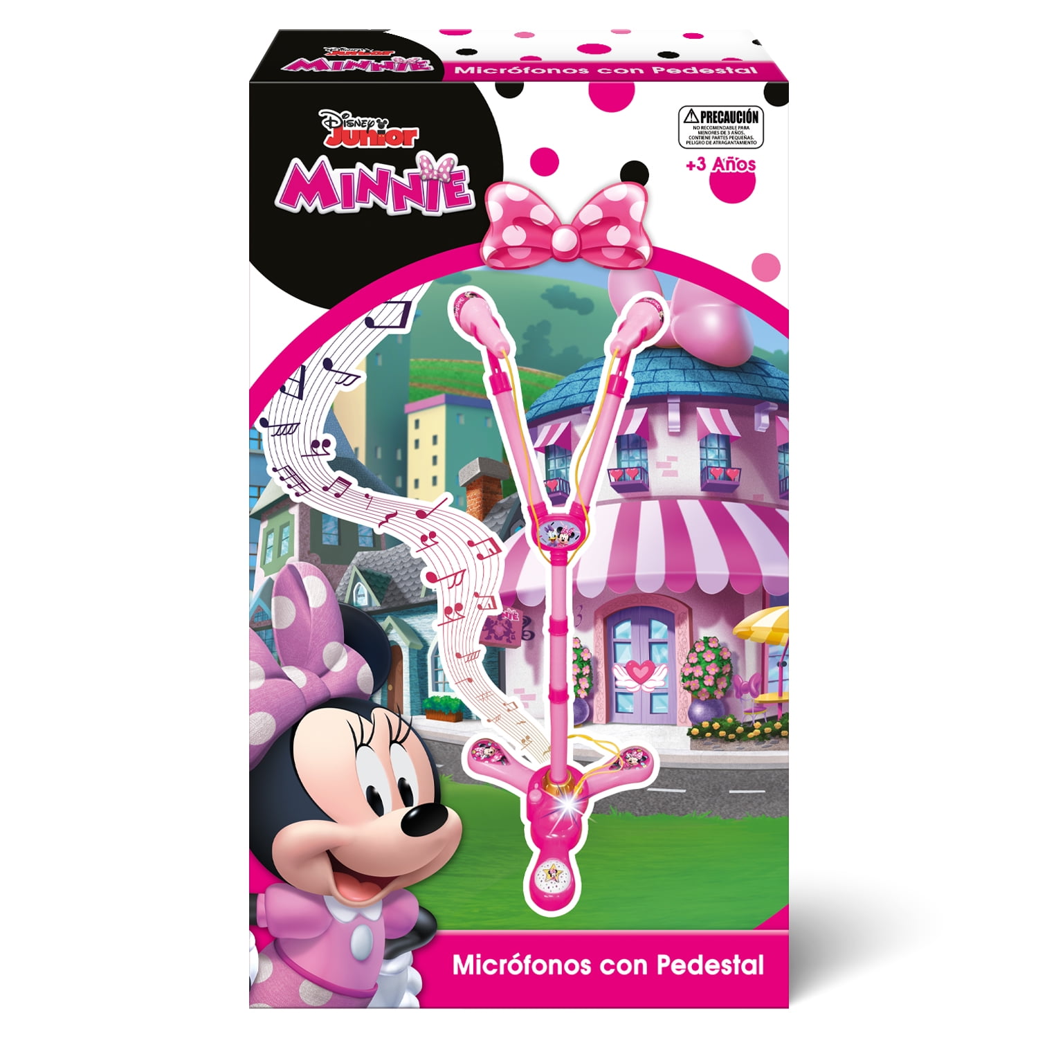 Minnie Mouse - Microfono Con Pedestal