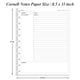 thumbnail image 3 of Papel de Notas Cornell Yaridar 21,6 cm × 27,9 cm – 50 hojas, 3 of 7