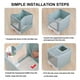 thumbnail image 3 of Arenero Cerrado Gatos Cupula Baño Sanitario Xl Base Movil, 3 of 5